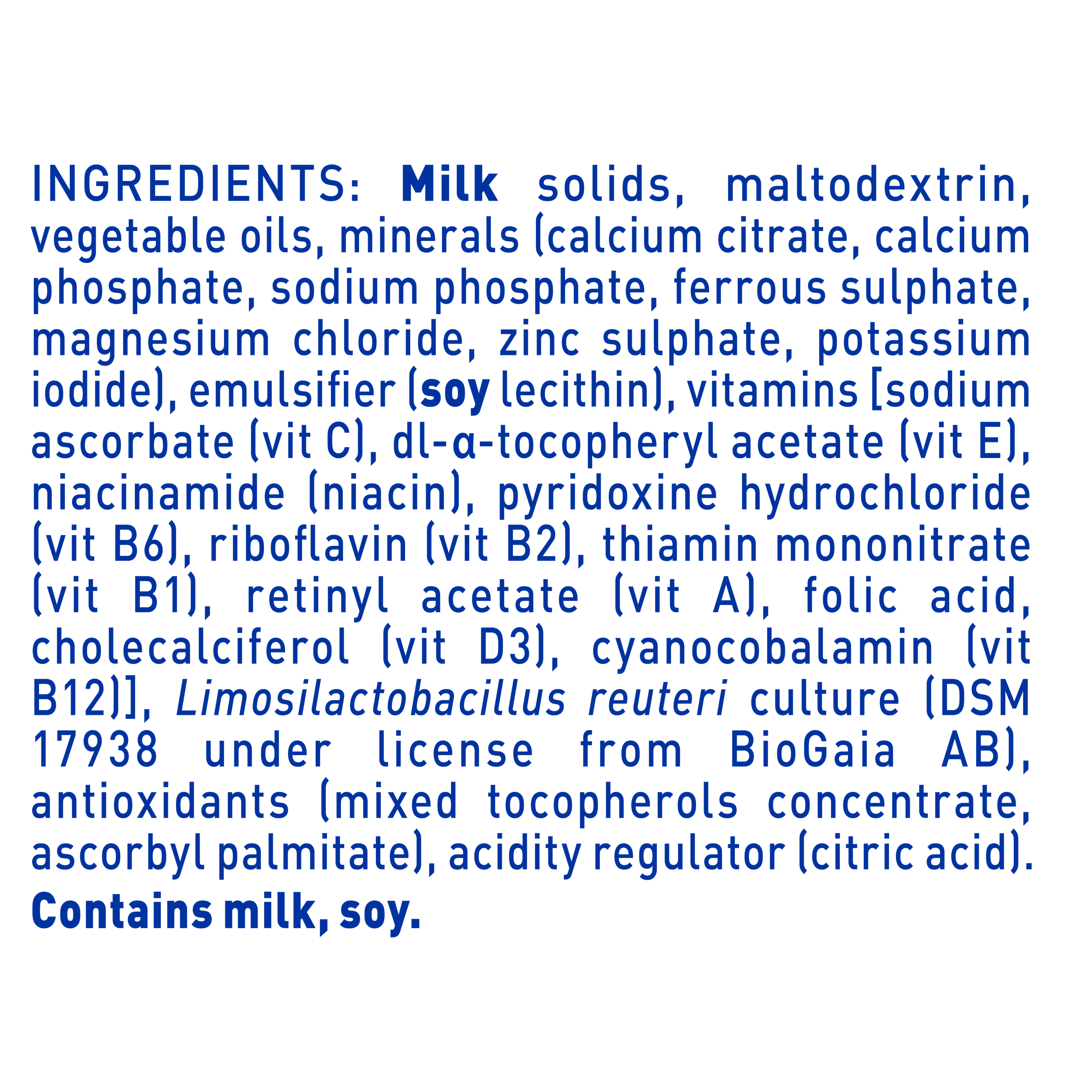 NAN COMFORT 3 800g - Ingredients