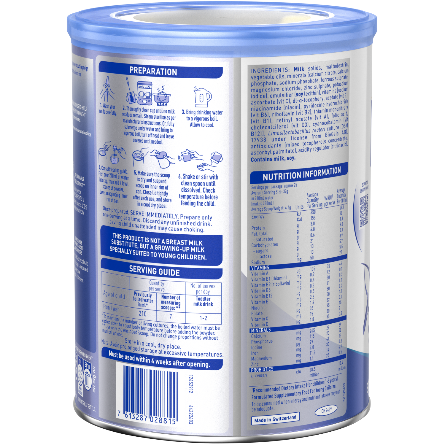 NAN COMFORT 3 800g - Right