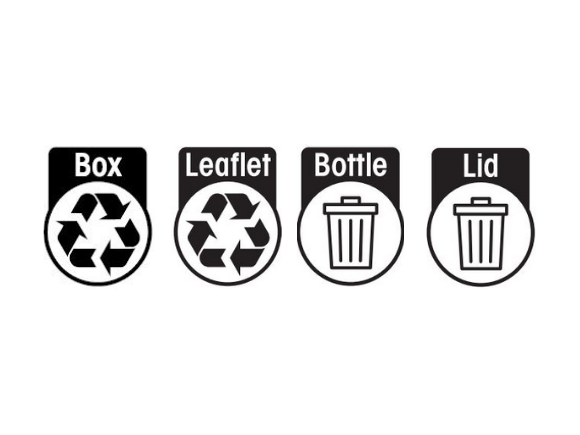 NAN CARE Recycling Logos