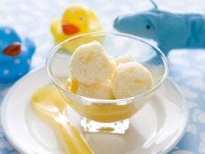 Frozen Mango Yoghurt with Mango Sauce Frozen Mango Yoghurt with Mango Sauce