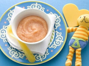 Strawberry and Apple Puree with Polenta Strawberry and Apple Puree with Polenta