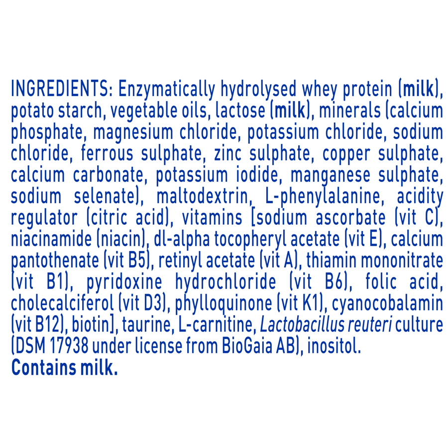 NAN EXPERTpro Reflux Formula for Babies with Regurgitation – 800g - Ingredients