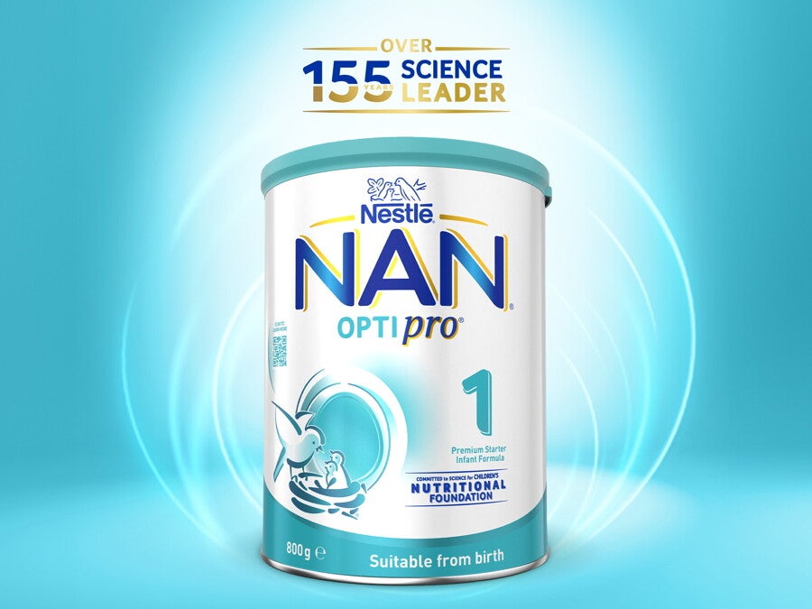 over 155 science leader NAN OPTIPRO 1, Starter Baby Formula From Birth – 800g